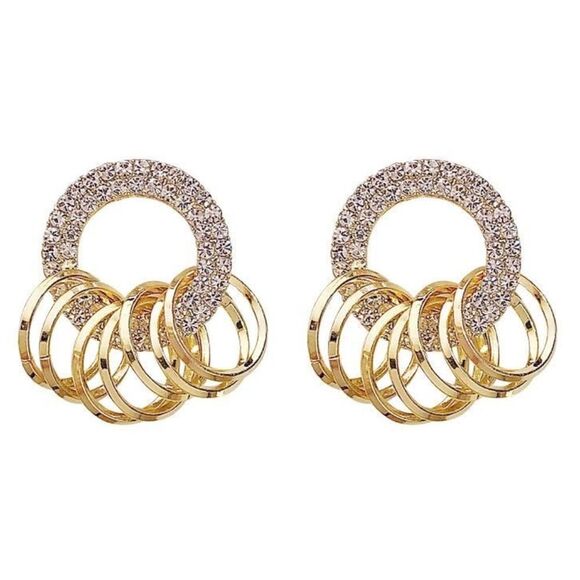 Statement stud earrings A74 - Picture 1 of 4